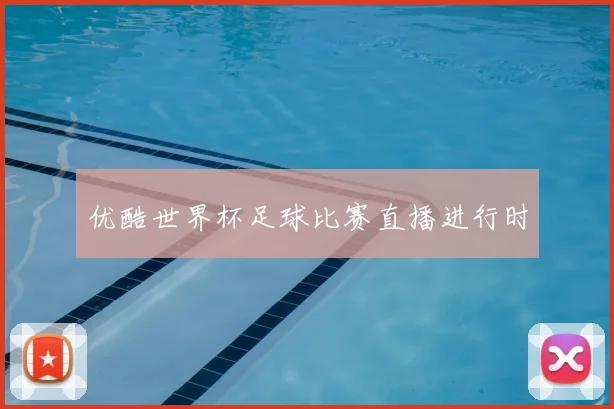 优酷世界杯足球比赛直播进行时